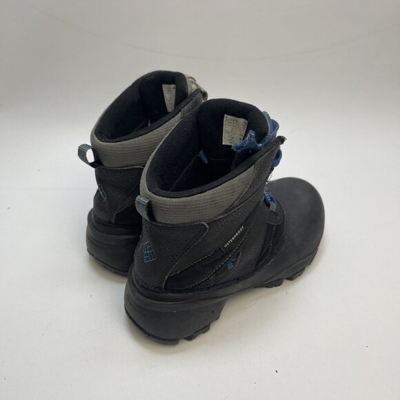 Columbia Rope Tow Boots Unisex Waterproof Youth Size 4 Snow Boots Blue Winter - Picture 3 of 15